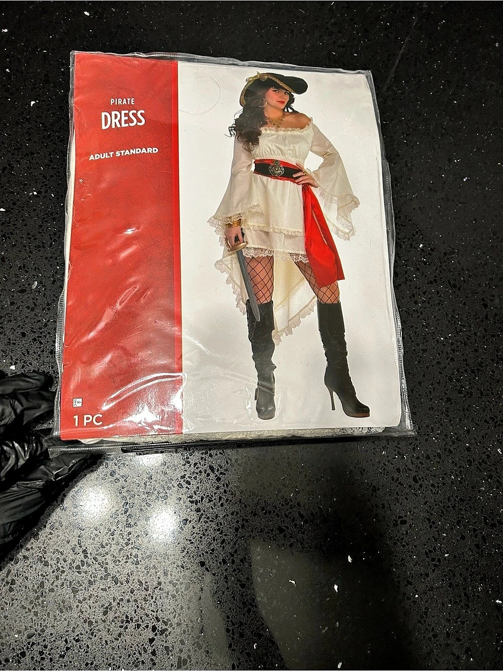Suit Yourself Pirate Dress Adult Standard Costume White & Red